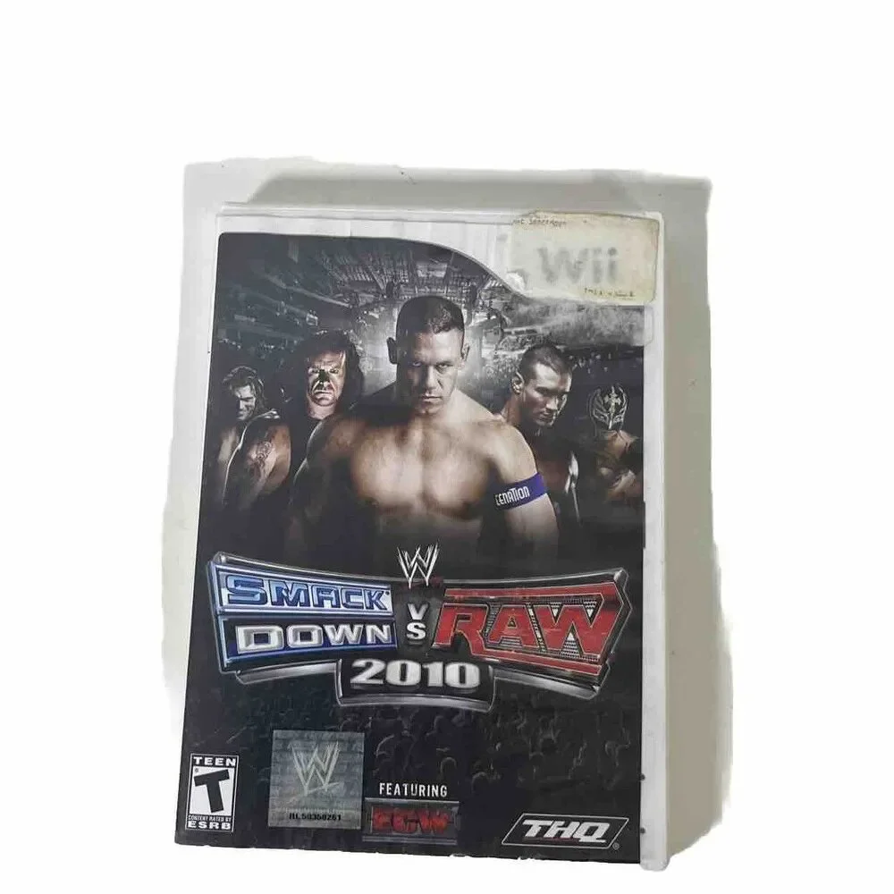 WWE SmackDown vs Raw 2010 Featuring ECW (Nintendo Wii, 2009) CIB Fast Ship